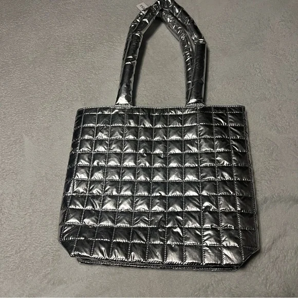 Clinique metallic puff tote bag - Picture 4 of 6